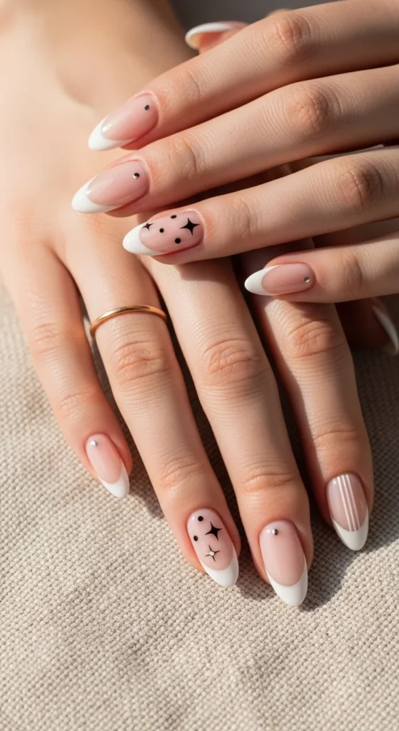 20. Minimal Nail Art for Almond French Tips.webp
