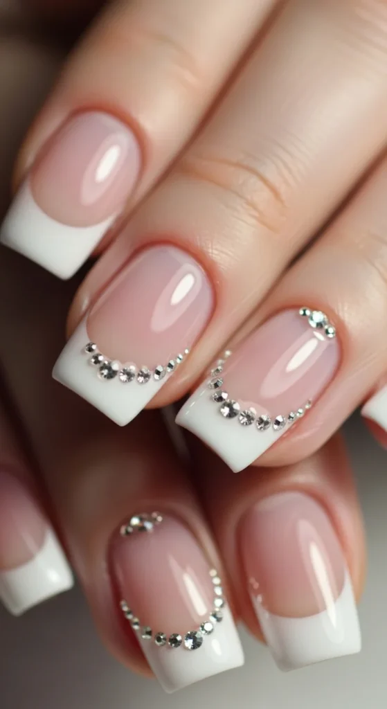 20. Rhinestone-Accented French Tips.webp