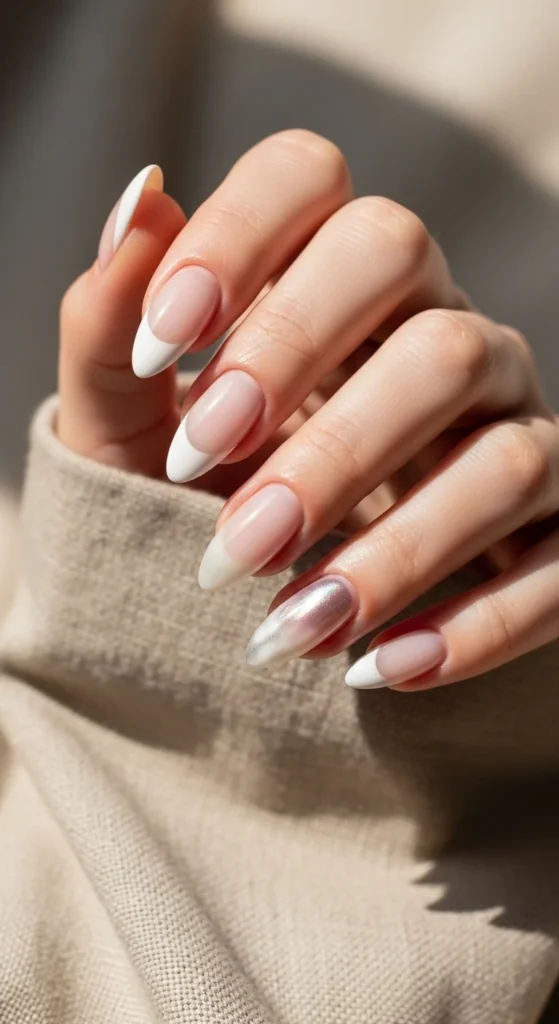 21. Classic vs Trendy Almond French Ideas.webp