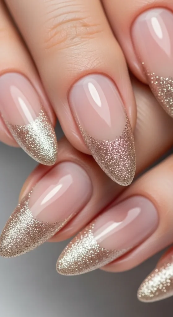 21. Velvet Glitter French Tips.webp
