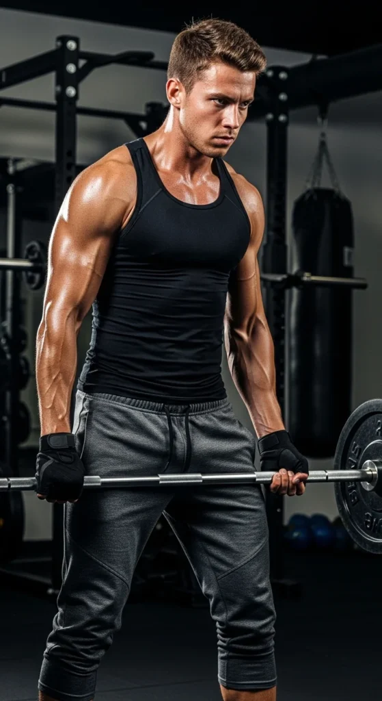 22. Men's Low-Slung Joggers with Lifting Accessories.webp