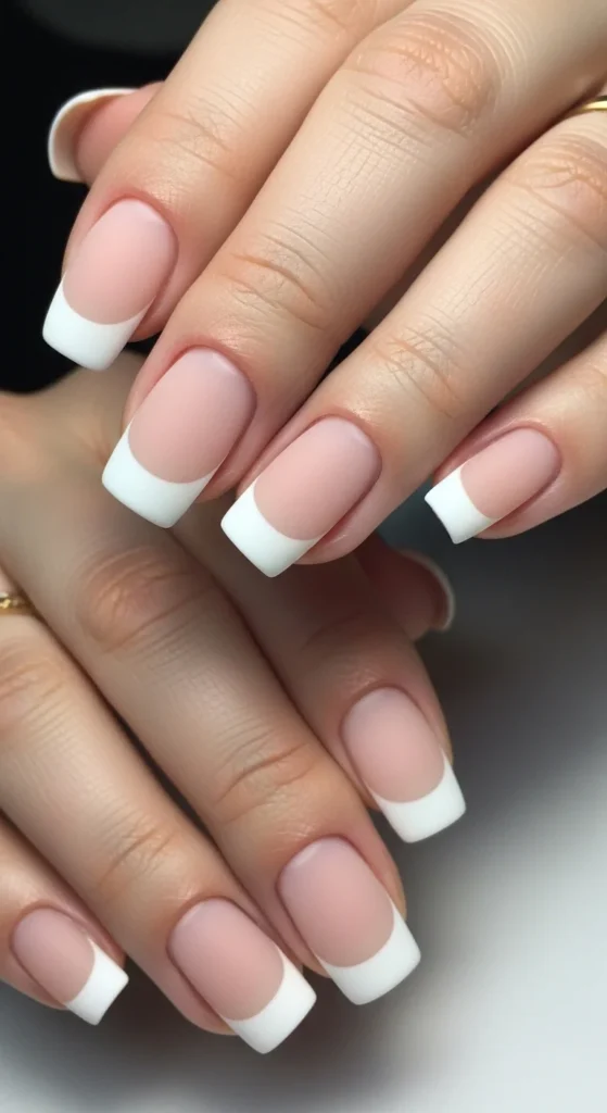 22. Micro French Tips with Matte Finish.webp