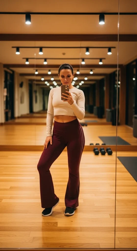 23. Retro Flare Legging Outfit.webp