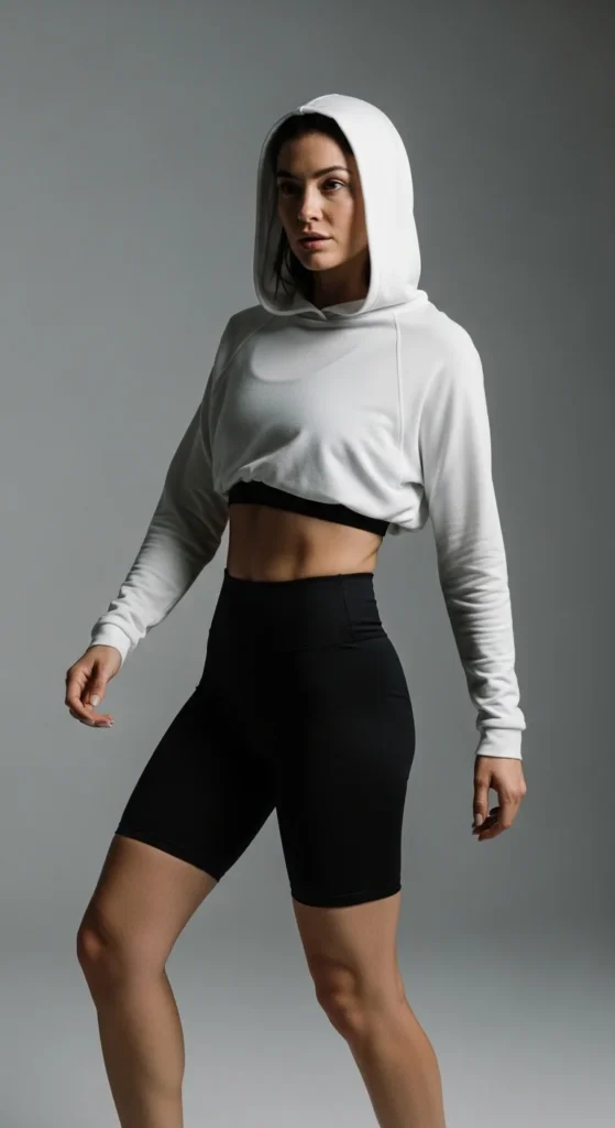 24. Lightweight Hoodie + Bike Shorts.webp