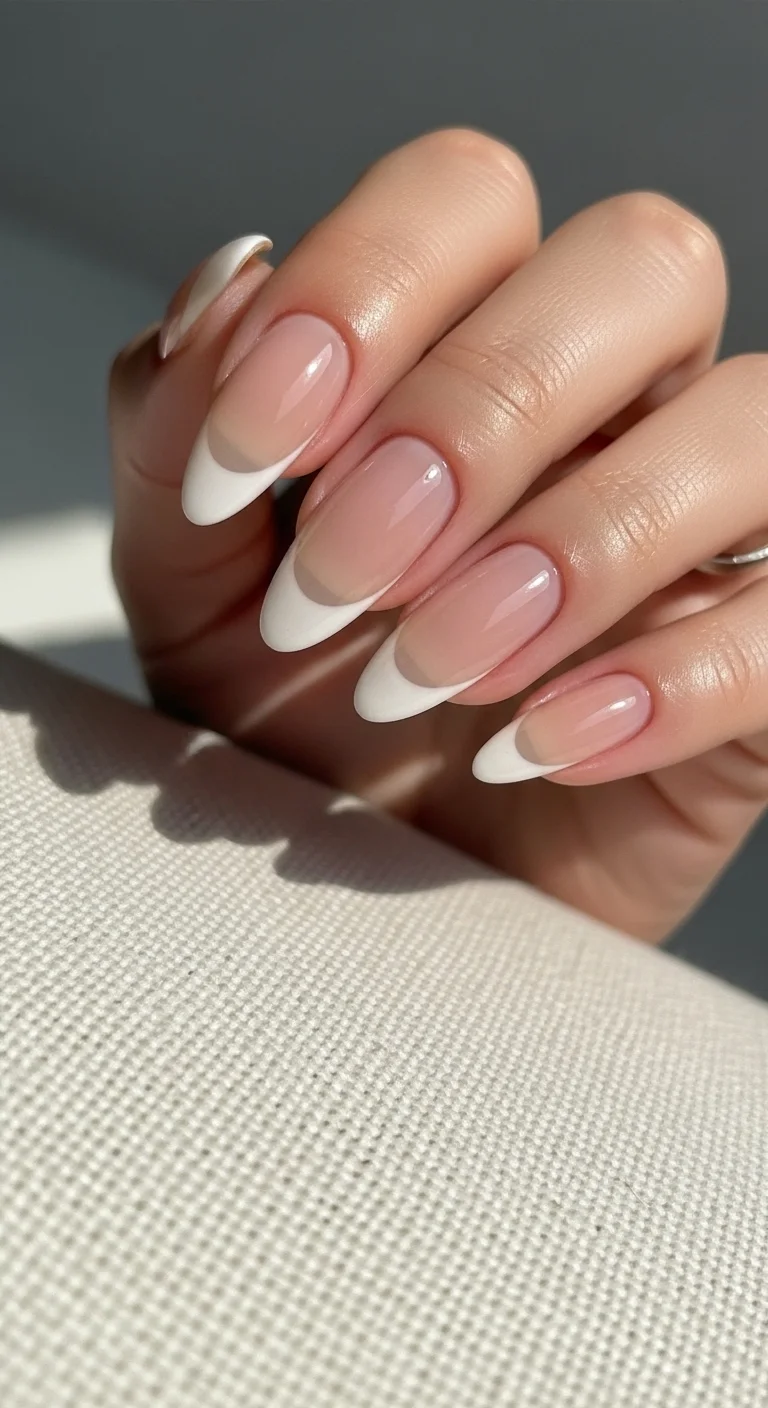 25 Elegant Almond French Nails That Flatter Every Hand