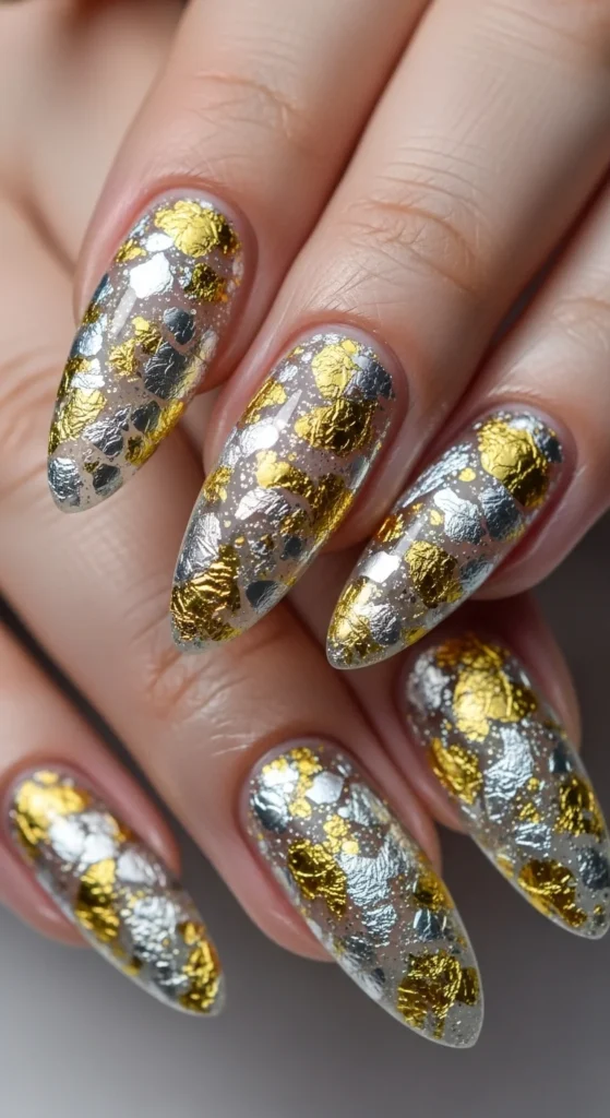 25. Glitter Nail Art with Foil.webp