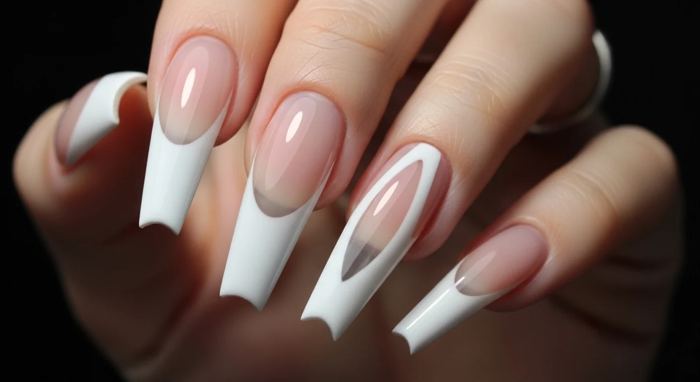 28 Stunning Long French Nails That Make a Bold Statement