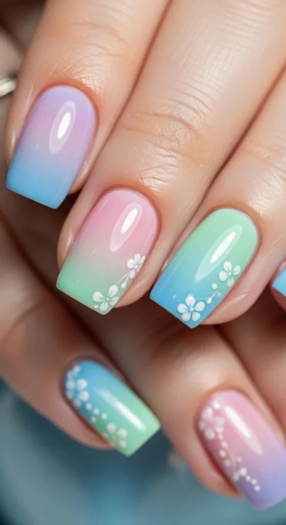 4. Pastel Ombre Floral Nails.webp