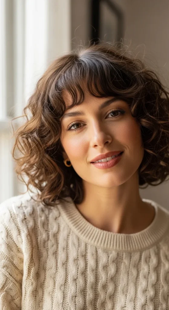 5. Curly Bob With Curtain Bangs.webp
