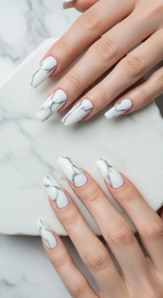 6. White Marble Coffin Nails.webp