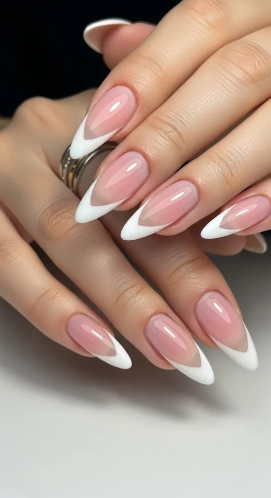 9. V-Shaped French Tips for Length Illusion.webp