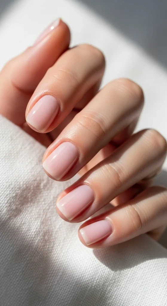 1. Milky Pink “Clean Girl” Nails.webp