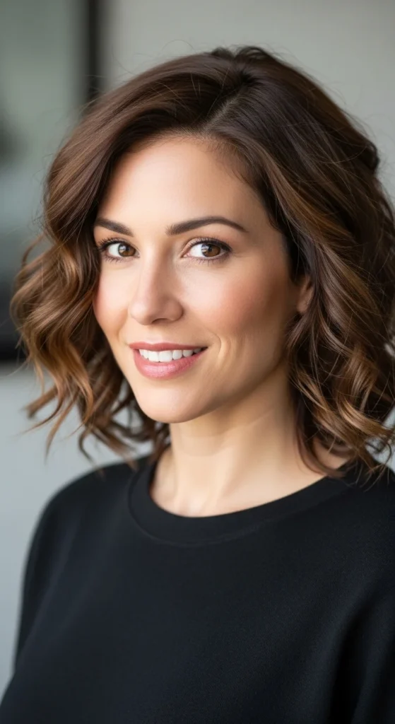 10. Curly Shag with Subtle Layers for Office Wear.webp