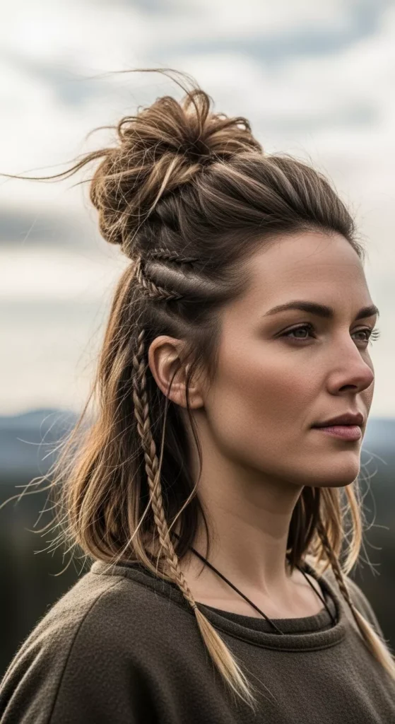 10. Short Hair Viking Topknot.webp