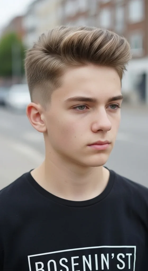 10. Short Quiff with Taper Fade.webp