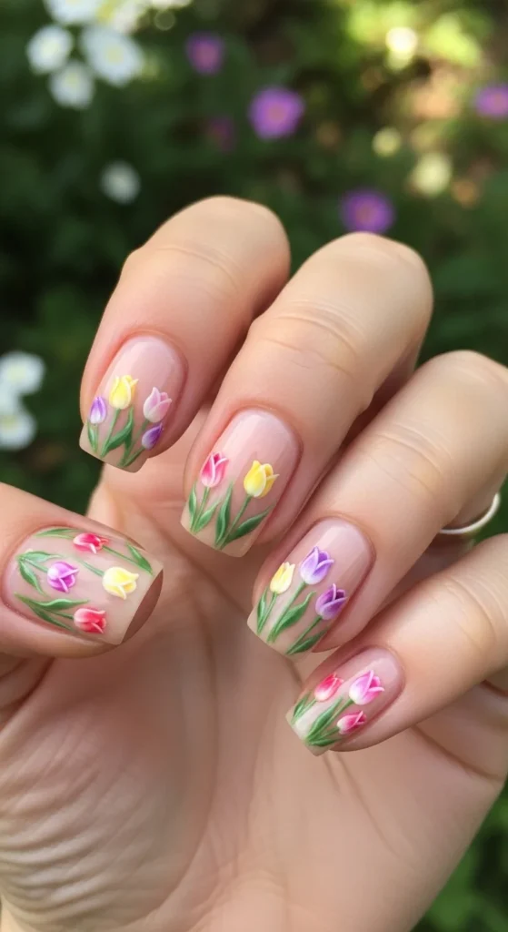 11. Tiny Tulip Nail Art.webp