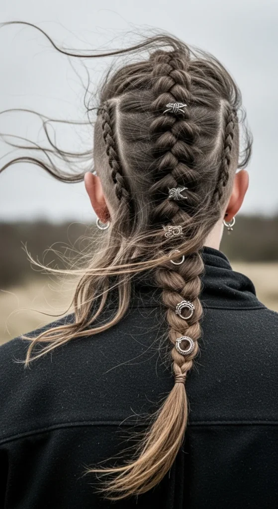 12. Messy Viking Battle Braids.webp