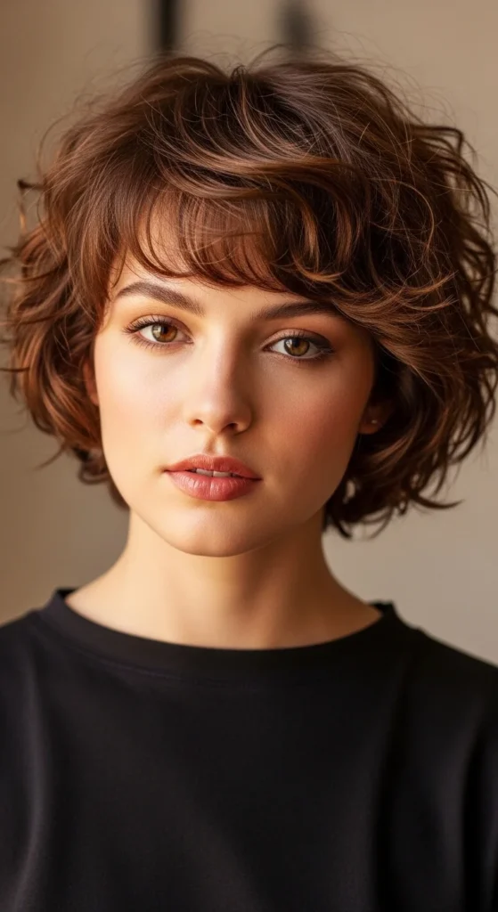 13. Curly Pixie for Heart-Shaped Faces with Fringe.webp