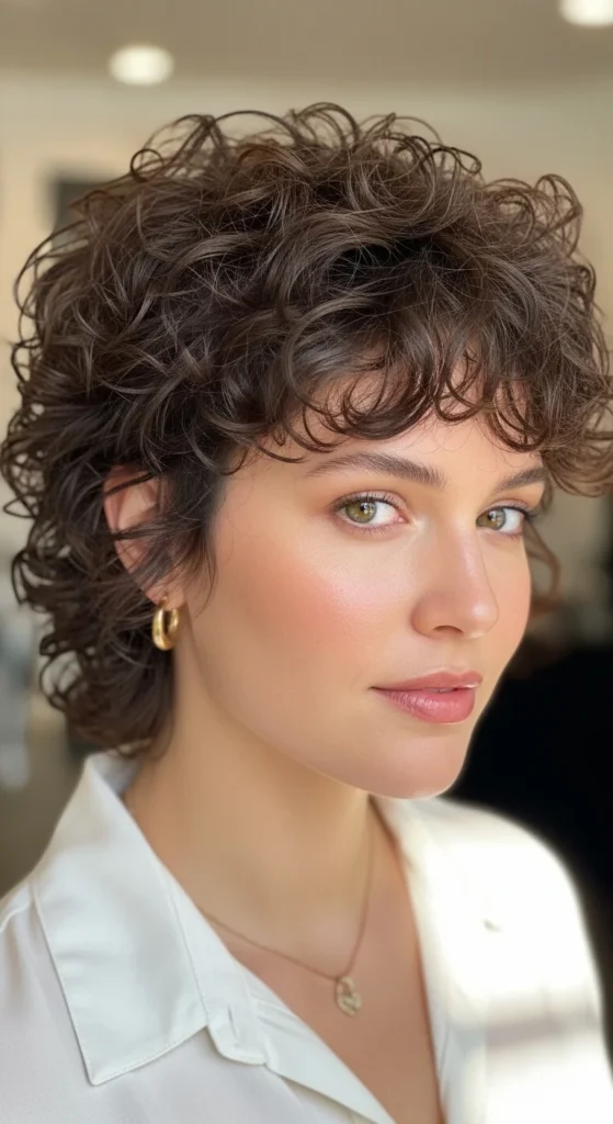 13. Curly Shag Haircut with Tapered Sides.webp