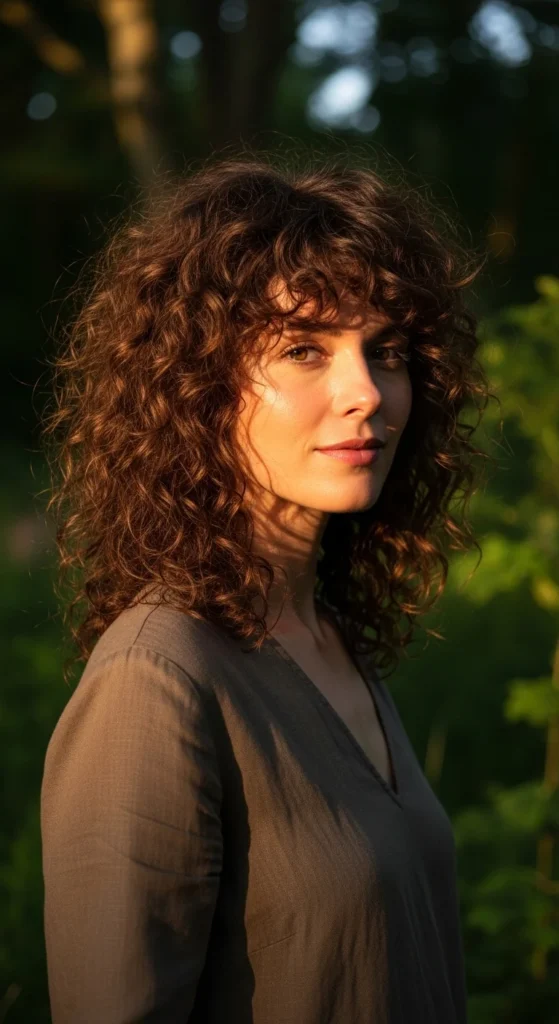 14. Curly Shag Haircut with Long Fringe.webp