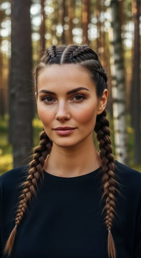 14. Double French Warrior Braids.webp