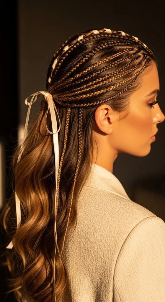 14. Freyja Micro-Braids and Waves Half-Up.webp