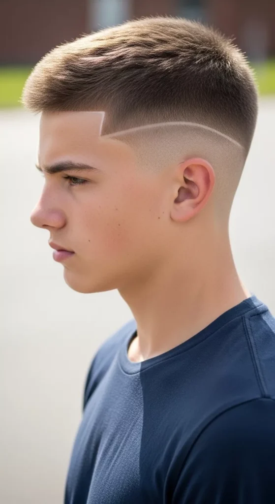 16. Buzz Cut with High Fade.webp