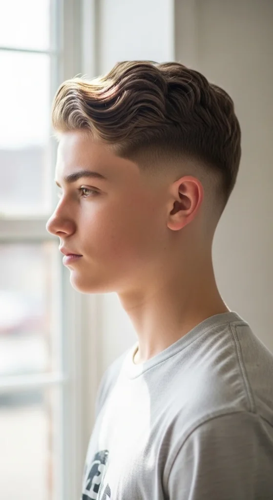16. Short Wavy Top with Low Skin Fade.webp