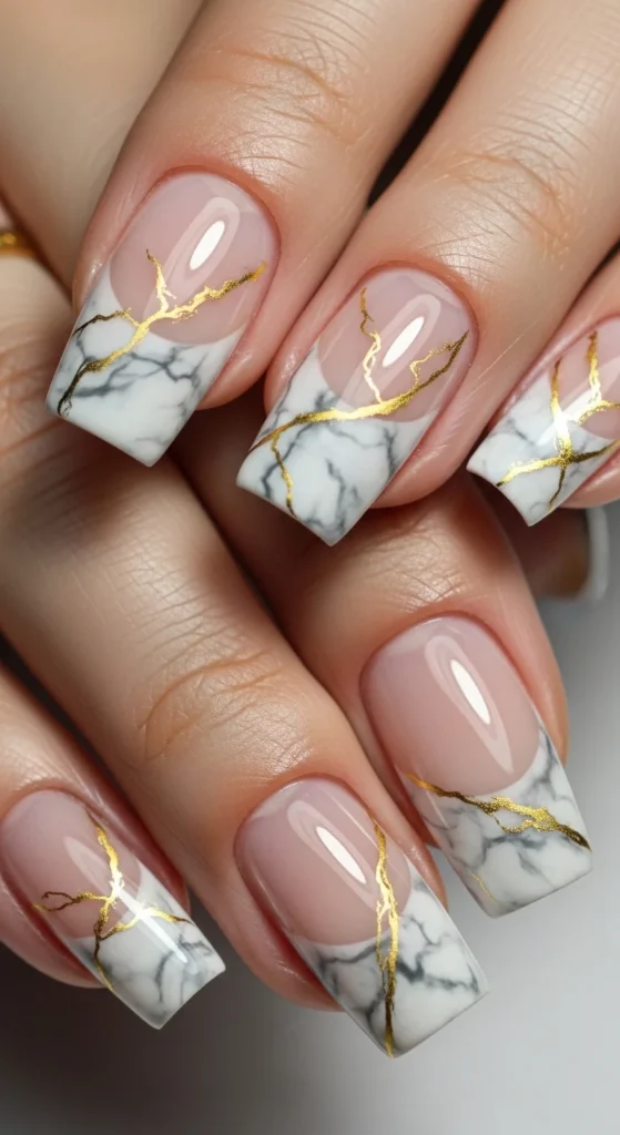17. Artistic Swirl (Marble Gold Tips).webp