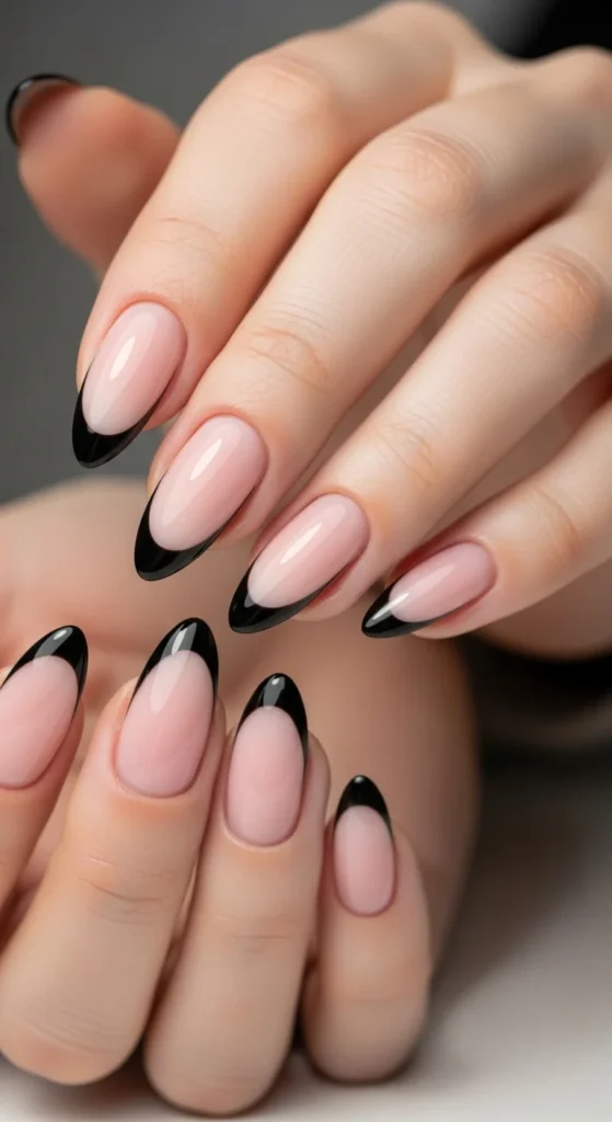 17. Reverse Black French Tips.webp