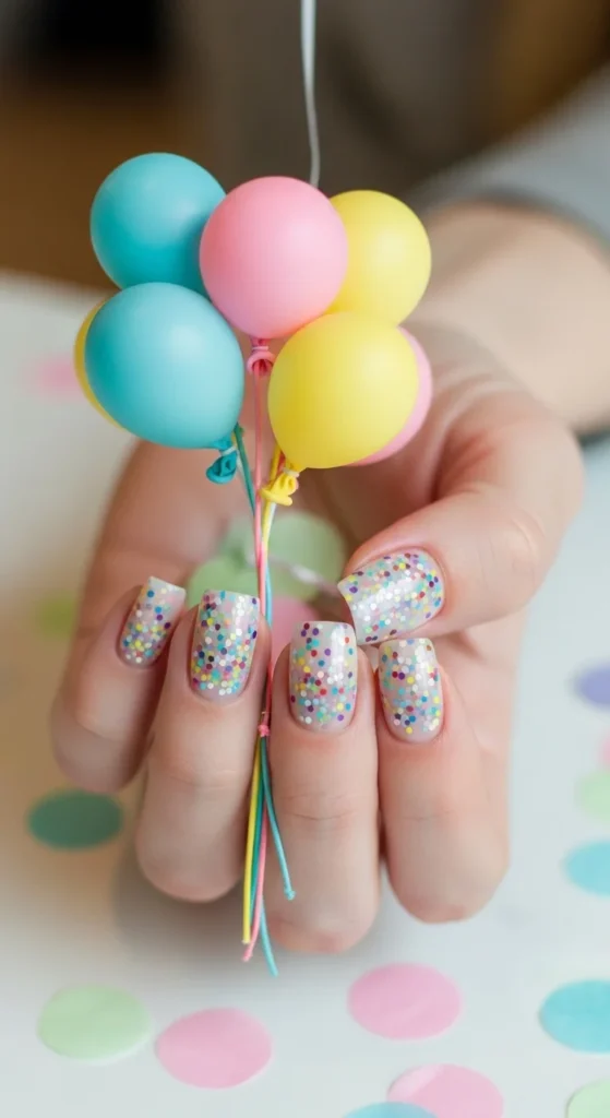 17. Short Confetti Birthday Nails.webp