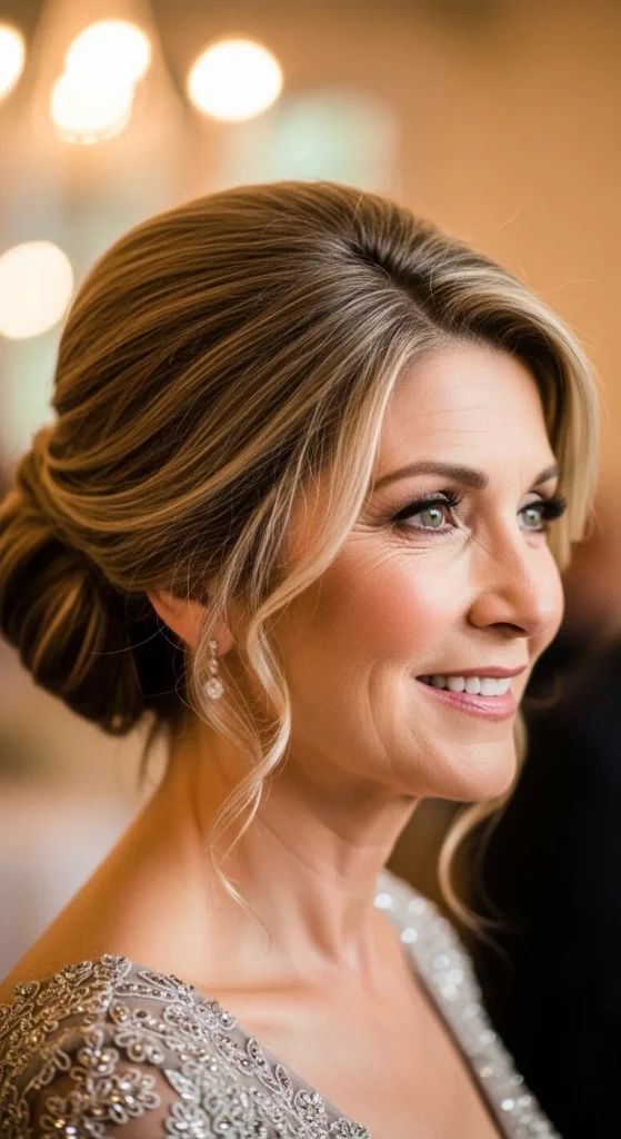 17. Textured Chignon with Loose Tendrils.webp