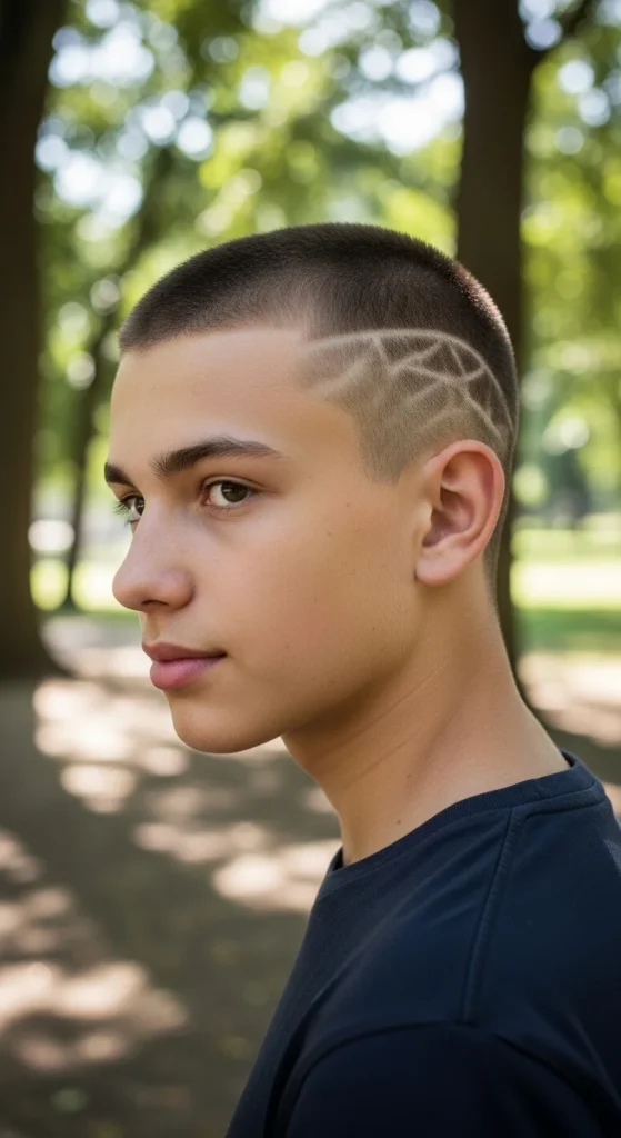18. Patterned Buzz Cut.webp