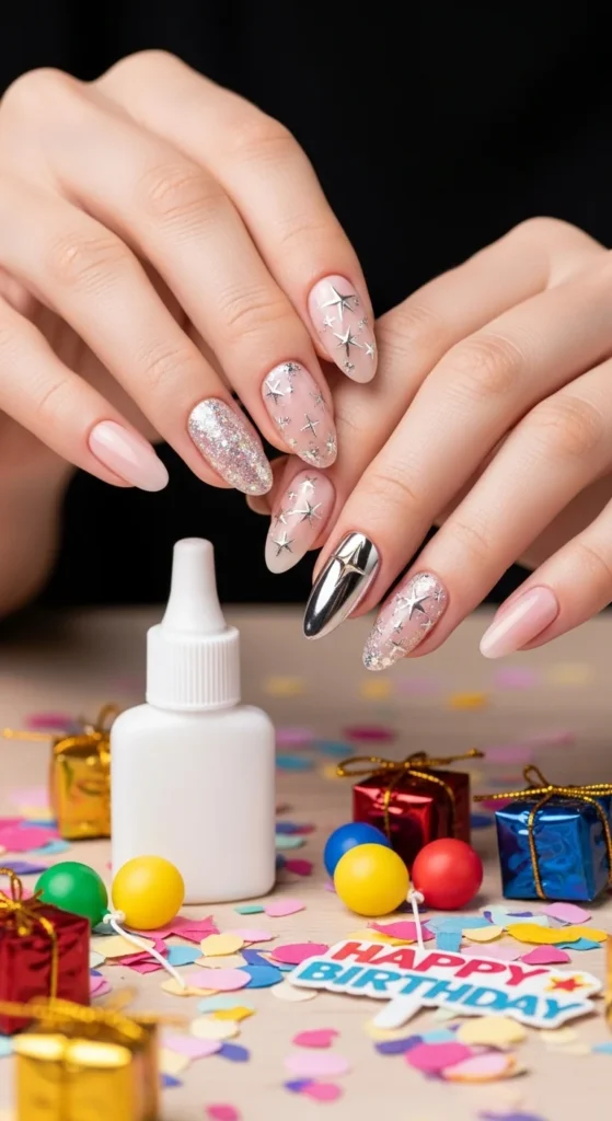 19. Press-On Birthday Nail Set.webp