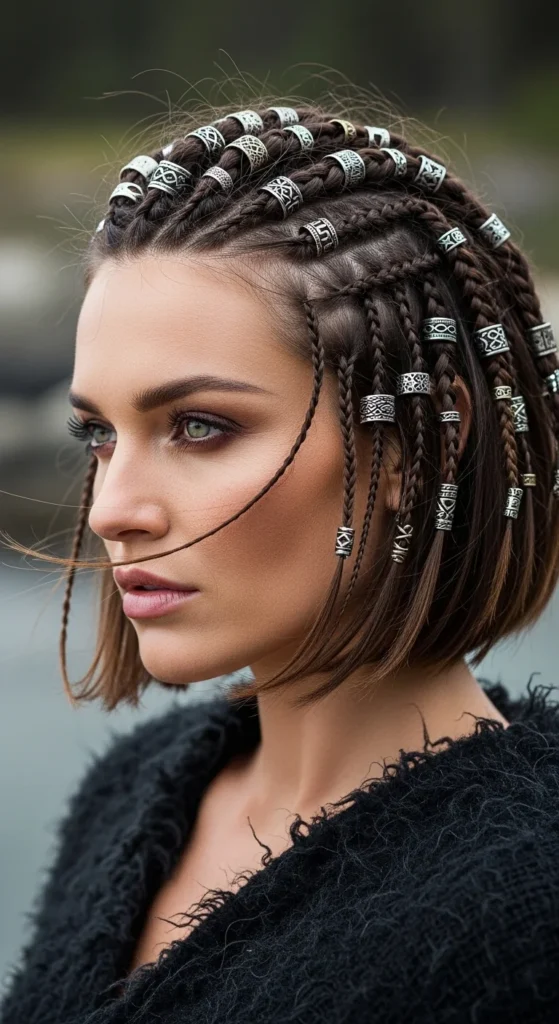 19. Short Viking Bob with Hair Rings.webp