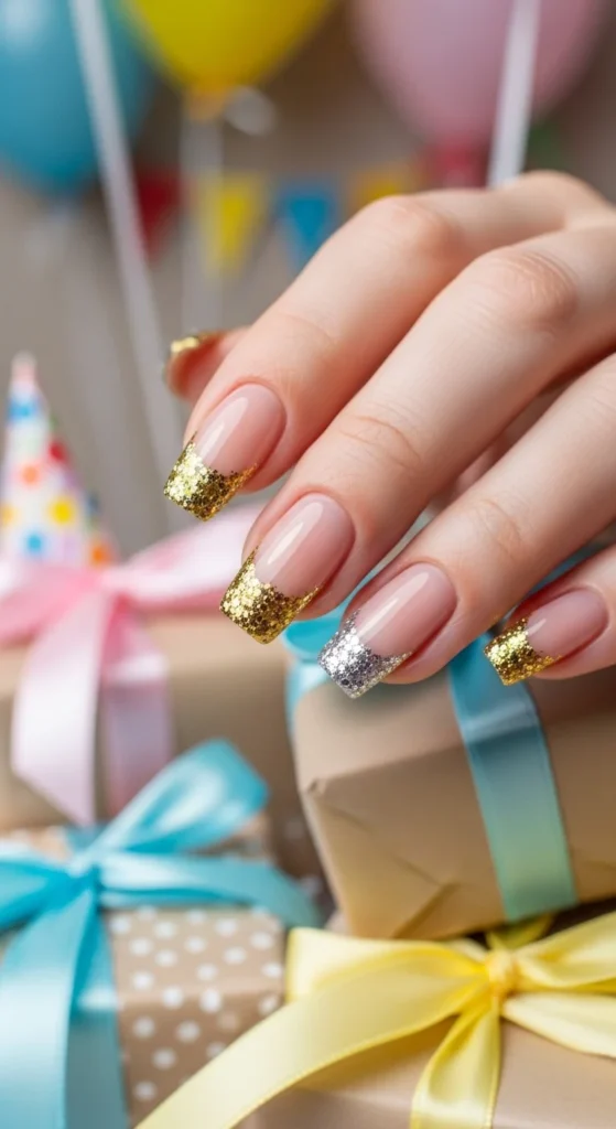 2. Glitter French Birthday Tips.webp