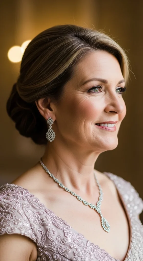 20. Jewelry-Friendly Low Chignon.webp