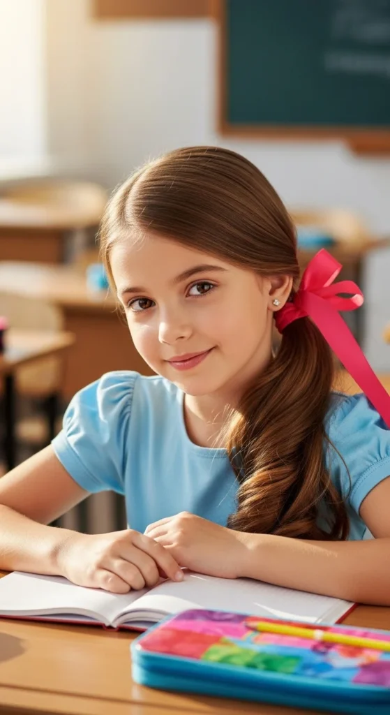 20. Low Ponytail with Ribbon.webp