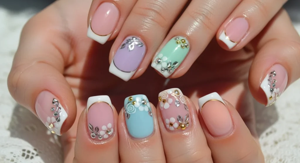 21 Floral French Nails That Feel Soft and Romantic.webp