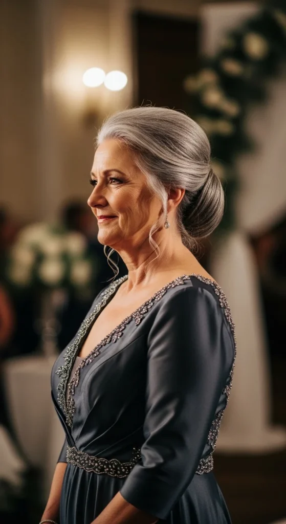 21. Classic French Roll for Short Hair.webp