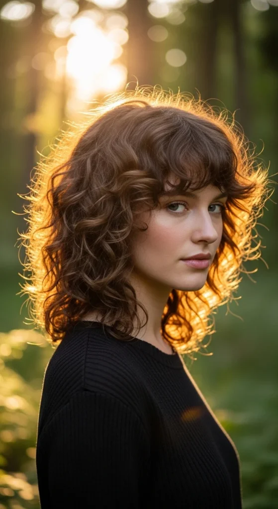 21. Curly Shag Haircut with Layered Fringe.webp