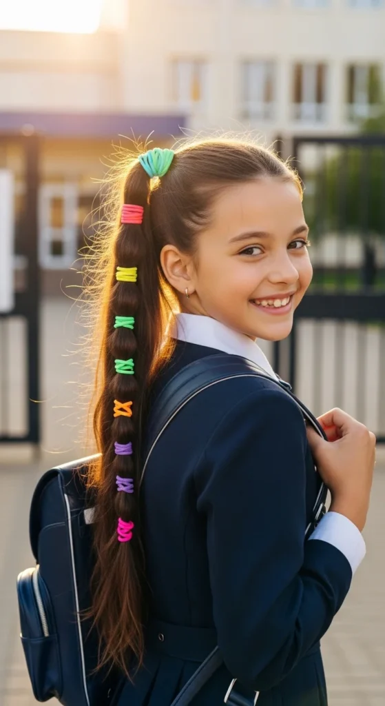 21. Rainbow Elastic Ponytail.webp