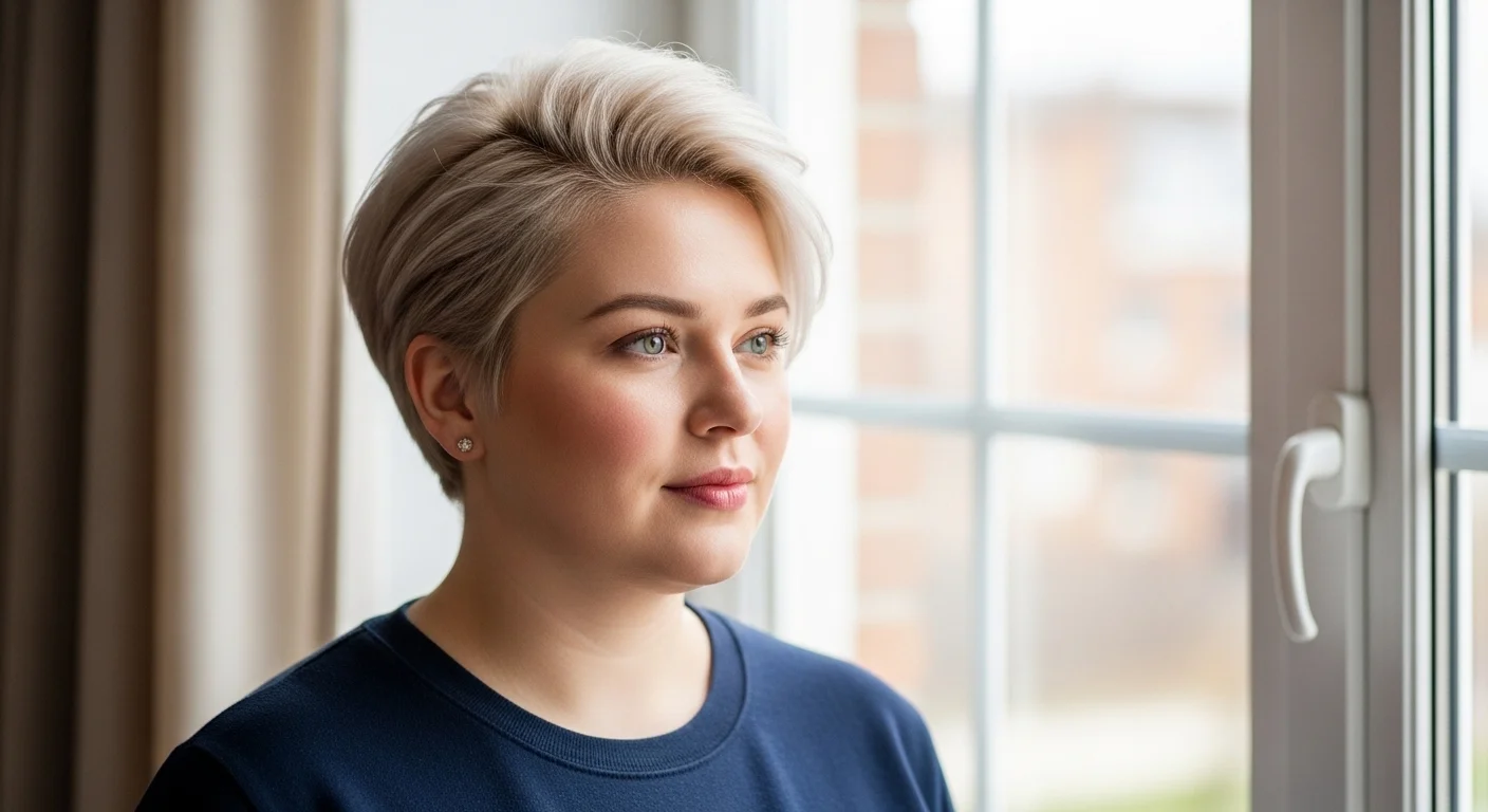 22 Genius Short Haircuts for Chubby Face Women for a More Sculpted Look