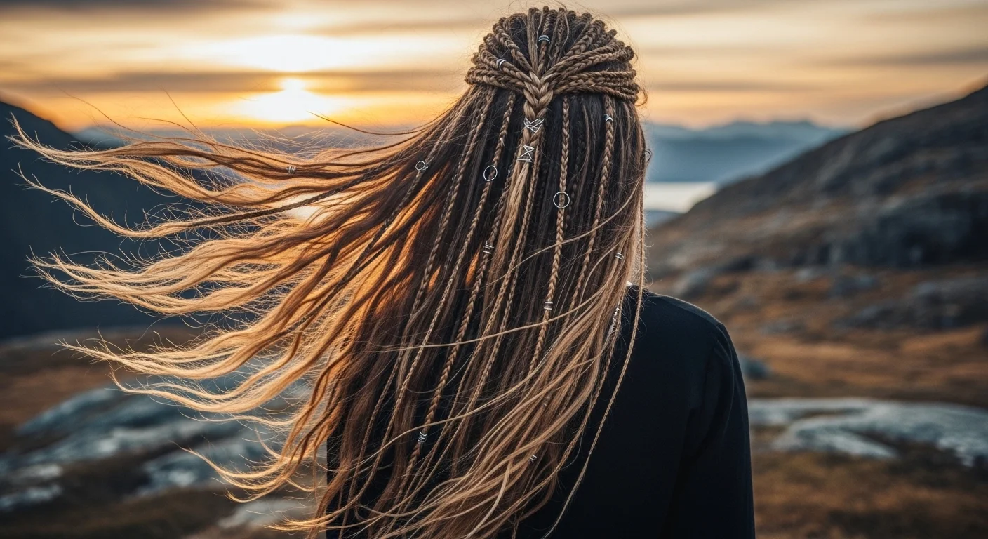 22 Gorgeous Viking Hairstyles for Women Long Hair for Dramatic, Flowing Power