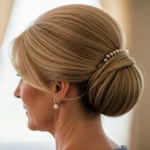 22 High-End Mother of the Bride Low Bun Hairstyles for a Chic, Polished Finish.webp