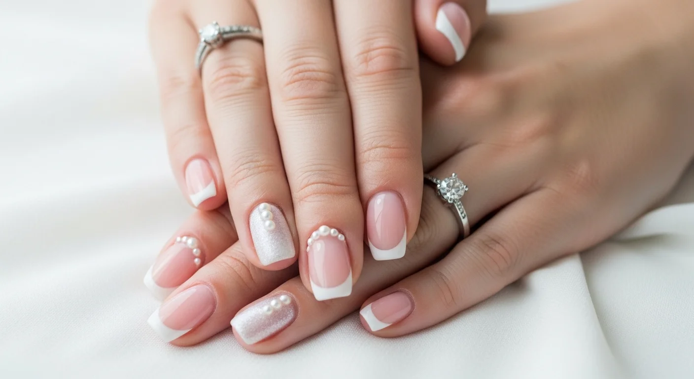 23 Elegant Wedding Nail Ideas That Look Bridal-Perfect