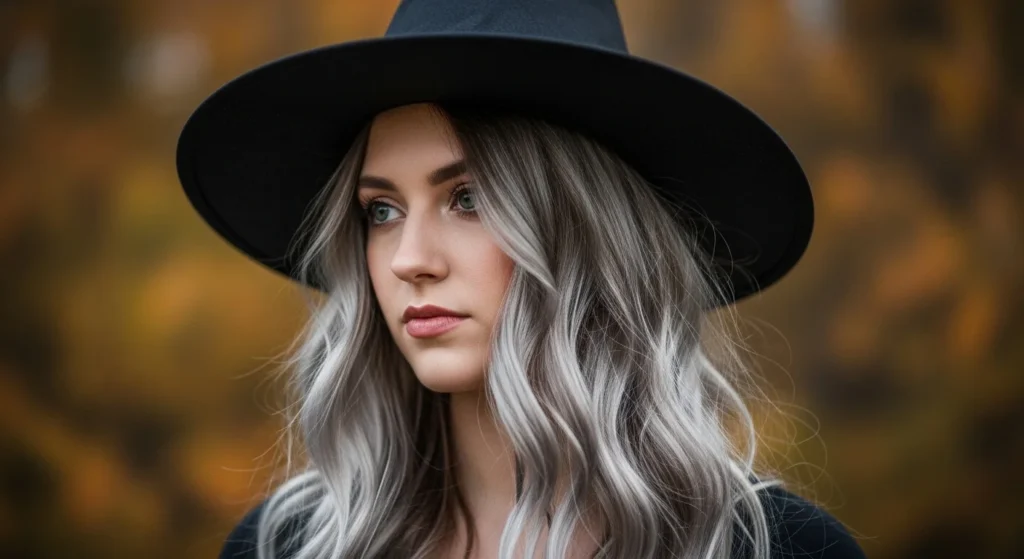 23 Genius Witch Hairstyles with Hat for No-Fuss, Hat-Friendly Volume.webp