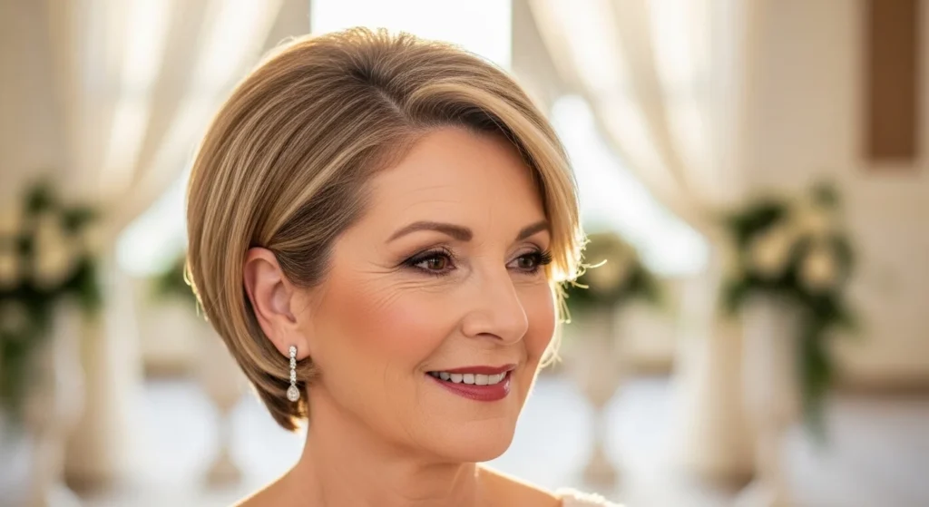 23 Trendy Mother of the Bride Hairstyles for Short Hair for Instant Lift and Style.webp