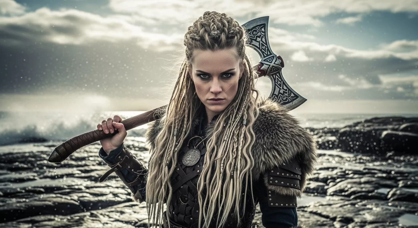 24 Bold Viking Hairstyles for Women for Fierce, Warrior Energy
