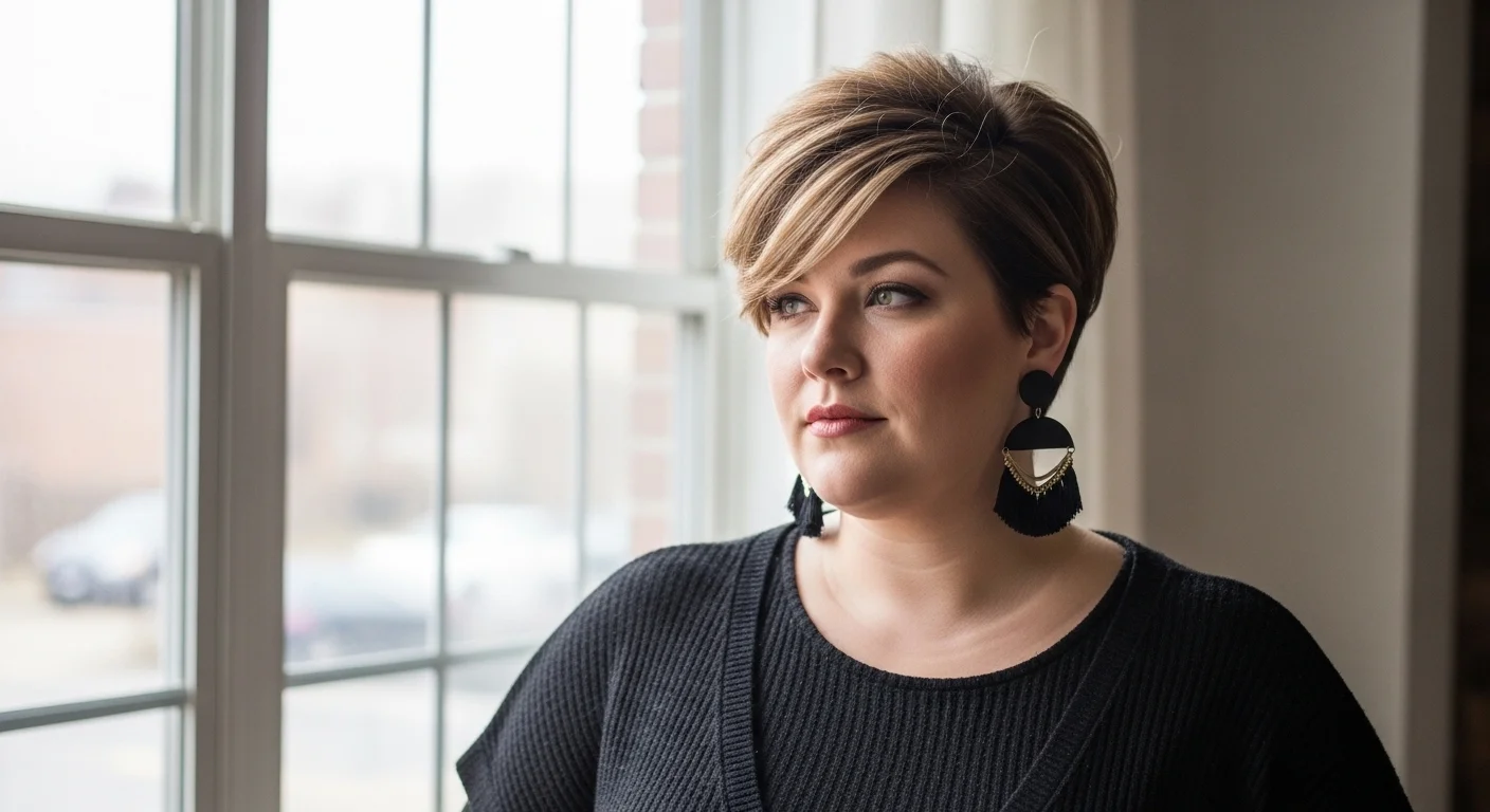 24 Trendy Short Hairstyles for Plus Size Women for an Instant Confidence Boost